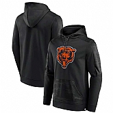 Chicago Bears Fanatics Branded On The Ball Pullover Hoodie Black,baseball caps,new era cap wholesale,wholesale hats